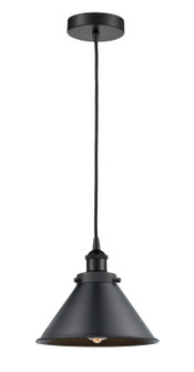 Edison One Light Mini Pendant in Matte Black (405|616-1PH-BK-M10-BK)