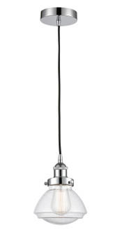 Edison One Light Mini Pendant in Polished Chrome (405|616-1PH-PC-G324)