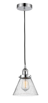 Edison One Light Mini Pendant in Polished Chrome (405|616-1PH-PC-G44)
