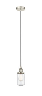 Edison LED Mini Pendant in Polished Nickel (405|616-1PH-PN-G314-LED)