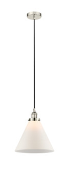 Edison One Light Mini Pendant in Polished Nickel (405|616-1PH-PN-G41-L)