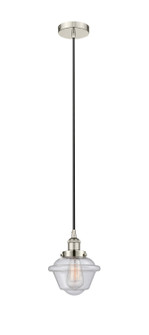 Edison One Light Mini Pendant in Polished Nickel (405|616-1PH-PN-G534)