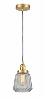 Edison LED Mini Pendant in Satin Gold (405|616-1PH-SG-G142-LED)