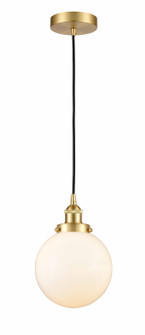 Edison LED Mini Pendant in Satin Gold (405|616-1PH-SG-G201-8-LED)