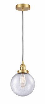Edison One Light Mini Pendant in Satin Gold (405|616-1PH-SG-G204-8)