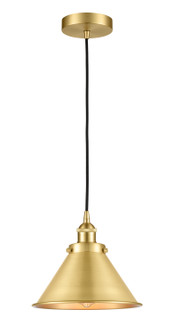 Edison LED Mini Pendant in Satin Gold (405|616-1PH-SG-M10-SG-LED)