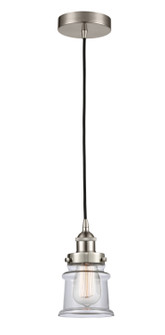Edison LED Mini Pendant in Brushed Satin Nickel (405|616-1PH-SN-G182S-LED)