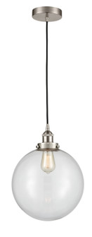 Edison LED Mini Pendant in Brushed Satin Nickel (405|616-1PH-SN-G202-12-LED)