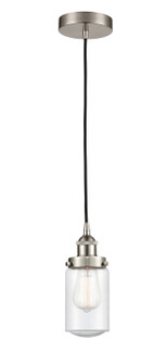 Edison LED Mini Pendant in Brushed Satin Nickel (405|616-1PH-SN-G314-LED)