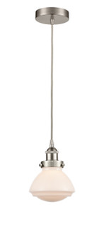 Edison LED Mini Pendant in Brushed Satin Nickel (405|616-1PH-SN-G321-LED)