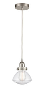 Edison One Light Mini Pendant in Brushed Satin Nickel (405|616-1PH-SN-G324)