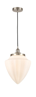 Edison LED Mini Pendant in Brushed Satin Nickel (405|616-1PH-SN-G661-12-LED)