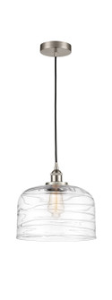Edison LED Mini Pendant in Brushed Satin Nickel (405|616-1PH-SN-G713-L-LED)