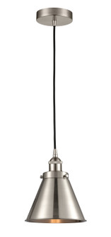 Edison LED Mini Pendant in Brushed Satin Nickel (405|616-1PH-SN-M13-SN-LED)