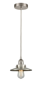 Edison One Light Mini Pendant in Brushed Satin Nickel (405|616-1PH-SN-M2)