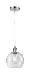 Edison One Light Mini Pendant in Polished Chrome (405|616-1P-PC-G124-8)