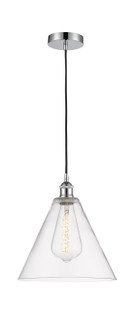 Edison One Light Mini Pendant in Polished Chrome (405|616-1P-PC-GBC-122)