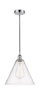 Edison One Light Mini Pendant in Polished Chrome (405|616-1P-PC-GBC-124)