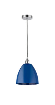 Edison One Light Mini Pendant in Polished Chrome (405|616-1P-PC-MBD-9-BL)