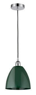 Edison One Light Mini Pendant in Polished Chrome (405|616-1P-PC-MBD-9-GR)