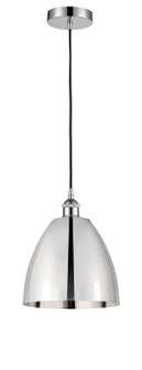 Edison One Light Mini Pendant in Polished Chrome (405|616-1P-PC-MBD-9-PC)