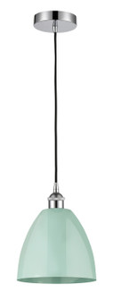 Edison One Light Mini Pendant in Polished Chrome (405|616-1P-PC-MBD-9-SF)