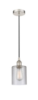 Edison One Light Mini Pendant in Polished Nickel (405|616-1P-PN-G112)
