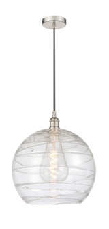 Edison One Light Pendant in Polished Nickel (405|616-1P-PN-G1213-14)