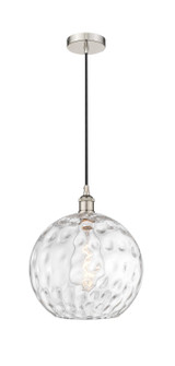 Edison One Light Mini Pendant in Polished Nickel (405|616-1P-PN-G1215-12)