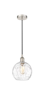 Edison One Light Mini Pendant in Polished Nickel (405|616-1P-PN-G1215-8)