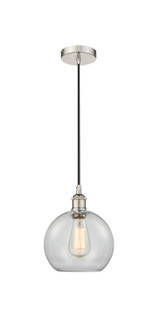 Edison One Light Mini Pendant in Polished Nickel (405|616-1P-PN-G122-8)