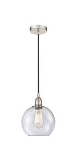 Edison One Light Mini Pendant in Polished Nickel (405|616-1P-PN-G124-8)