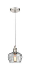 Edison One Light Mini Pendant in Polished Nickel (405|616-1P-PN-G92)