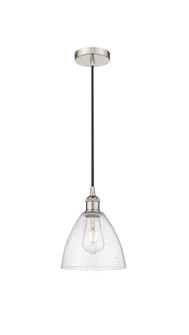 Edison One Light Mini Pendant in Polished Nickel (405|616-1P-PN-GBD-754)