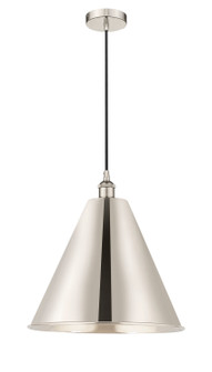 Edison One Light Mini Pendant in Polished Nickel (405|616-1P-PN-MBC-16-PN)