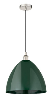 Edison One Light Mini Pendant in Polished Nickel (405|616-1P-PN-MBD-16-GR)