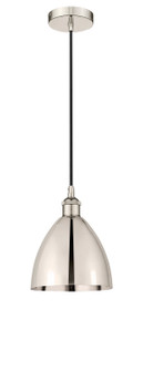 Edison LED Mini Pendant in Polished Nickel (405|616-1P-PN-MBD-75-PN-LED)