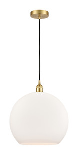 Edison One Light Pendant in Satin Gold (405|616-1P-SG-G121-14)