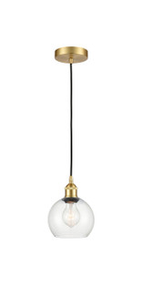 Edison One Light Mini Pendant in Satin Gold (405|616-1P-SG-G122-6)