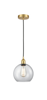 Edison One Light Mini Pendant in Satin Gold (405|616-1P-SG-G122-8)