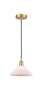 Edison One Light Mini Pendant in Satin Gold (405|616-1P-SG-G131)
