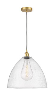Edison One Light Pendant in Satin Gold (405|616-1P-SG-GBD-164)