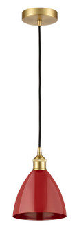 Edison One Light Mini Pendant in Satin Gold (405|616-1P-SG-MBD-75-RD)