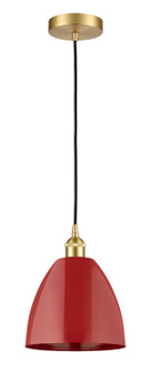 Edison One Light Mini Pendant in Satin Gold (405|616-1P-SG-MBD-9-RD)