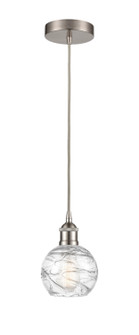 Edison One Light Mini Pendant in Brushed Satin Nickel (405|616-1P-SN-G1213-6)