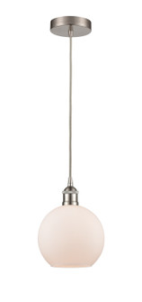 Edison LED Mini Pendant in Brushed Satin Nickel (405|616-1P-SN-G121-8-LED)