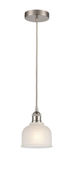 Edison One Light Mini Pendant in Brushed Satin Nickel (405|616-1P-SN-G411)