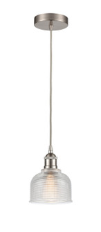 Edison LED Mini Pendant in Brushed Satin Nickel (405|616-1P-SN-G412-LED)