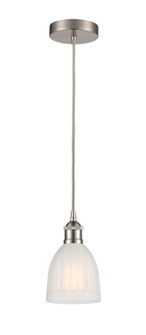 Edison LED Mini Pendant in Brushed Satin Nickel (405|616-1P-SN-G441-LED)
