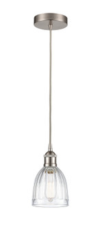 Edison One Light Mini Pendant in Brushed Satin Nickel (405|616-1P-SN-G442)